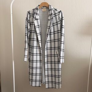 Black & White Long Coat